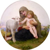The Virgin with the Lamb