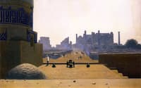 Main Street in Samarkand from the Citadel in the Early Morning