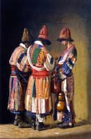 Dervishes in Festive Clothes, Tashkent, Uzbekistan