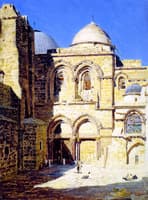 Façade of the Church of the Holy Sepulcher