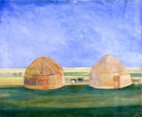 Tents in the Steppe