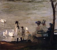 Swans in Central Park