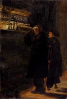Greenwich Pensioners At The Tomb Of Nelson