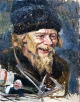 Head of a Grinning Priest