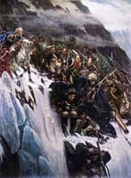 Suvorov Crossing the Alps