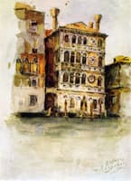 Venice. Palazzo on the Canale Grande