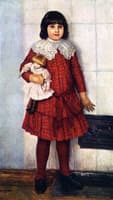 Olga, the Artist's Daughter, with a Doll