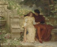 Lovers in a Garden