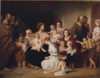 Christ Blessing Little Children