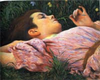 Girl with Flowers