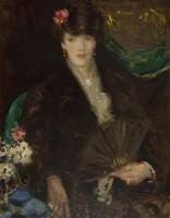 Lady with Fan