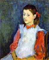 Girl in White Apron
