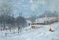 Snow at Louveciennes