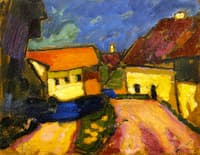 Landscape Sketch - Village Road