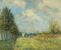 At the Foot of the Aqueduct at Louveciennes