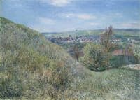 On the Hill of Moret  in Springtime, Morning