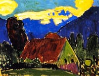 Yellow Clouds over Farmhouse