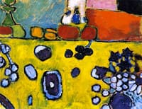 Still LIfe with Colored Tablecloth