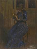Girl in a Blue Dress