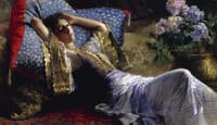 Reclining odalisque
