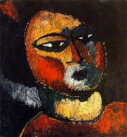 Woman with Red Cheeks