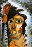 Spanish Woman with Closed Eyes