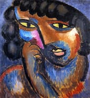Head in Bronze Colors