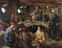 Women's Royal Naval Service Ratings Sail-Making: Onboard HMS 'Essex' at Devonport