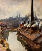 Sheffield, River and Smoking Chimneys