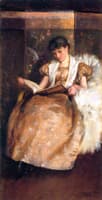 Artist's Wife in an Interior, Paris