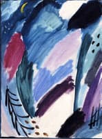 Variation: Frosty Night with Crescent Moon (Sunday Group No. 3)
