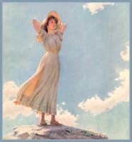 Woman on the Top of a Mountain