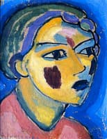 Mystical Head: Poetess