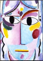 Savior's Face: Head with Open Eyes