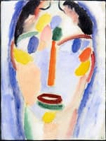 Mystical Head: Head in Blue
