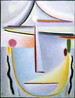 Abstract Head: Silent Glow
