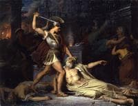 La Mort de Priam (The Death of Priamos)