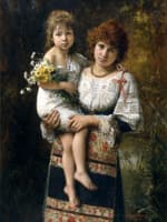 Woman and child