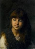 Portrait of a young girl