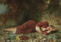 Peasant Girl Resting