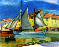 Sail Boat in Port Cassis