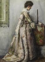 The silk gown