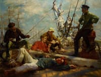 The midday rest sailors yarning