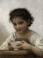 Girl Eating Porridge