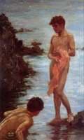 A bathing group