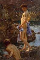 A bathing group