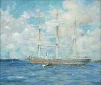 French Barque in Falmouth Bay