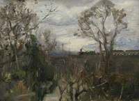 Trees and Hanwell Viaduct