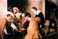 Mosqueteros jugando al ajedrez