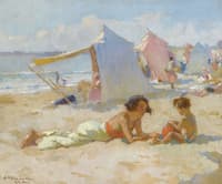 Playing on the Beach